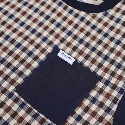 Aquascutum Iconic Solid Pocket T-Shirt - Navy - Escape Menswear