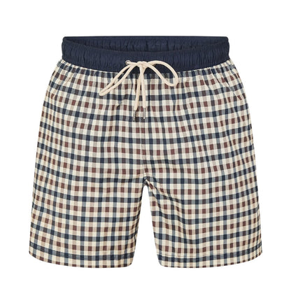 Aquascutum Iconic Volley Swimshort - Club Check 28 - Escape Menswear