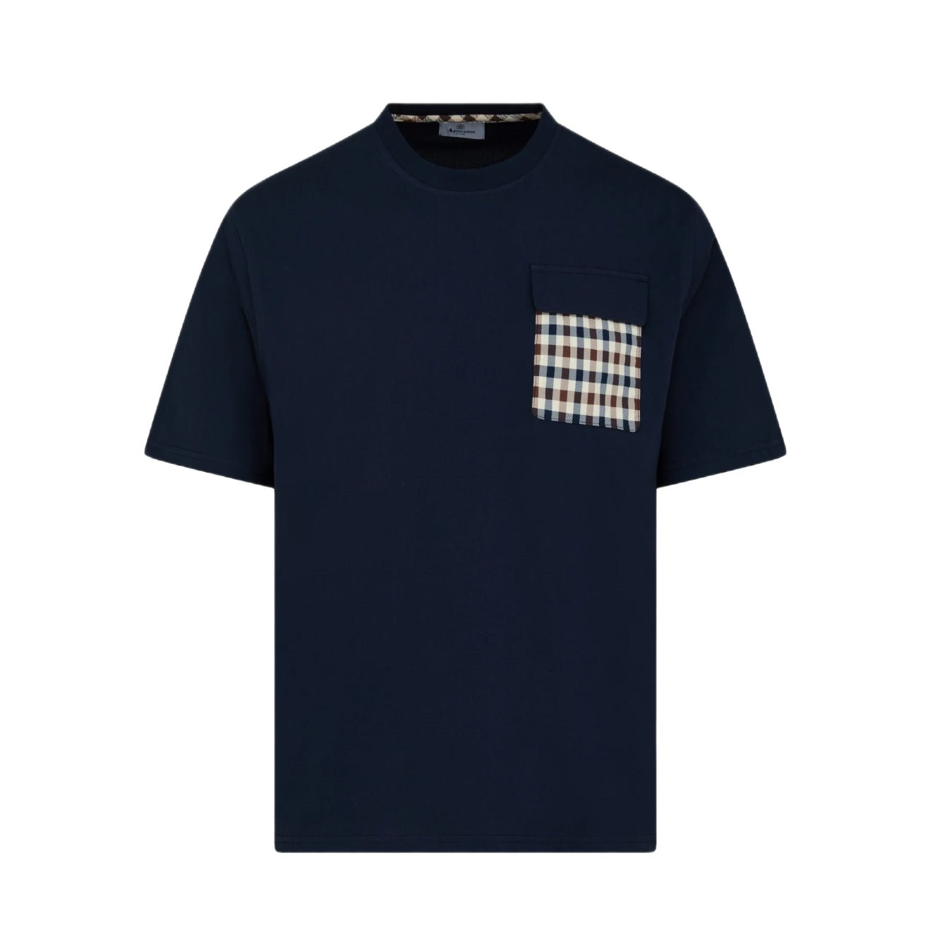 Aquascutum Lamina Pocket T-Shirt - 11 Navy - Escape Menswear