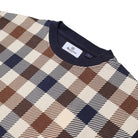 Aquascutum Macro Iconic Front T-Shirt - 11 Navy - Escape Menswear