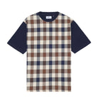 Aquascutum Macro Iconic Front T-Shirt - 11 Navy - Escape Menswear