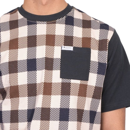 Aquascutum Macro Iconic Pocket T-Shirt - Navy - Escape Menswear