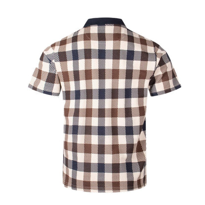 Aquascutum Macro Iconic Polo - Navy - Escape Menswear