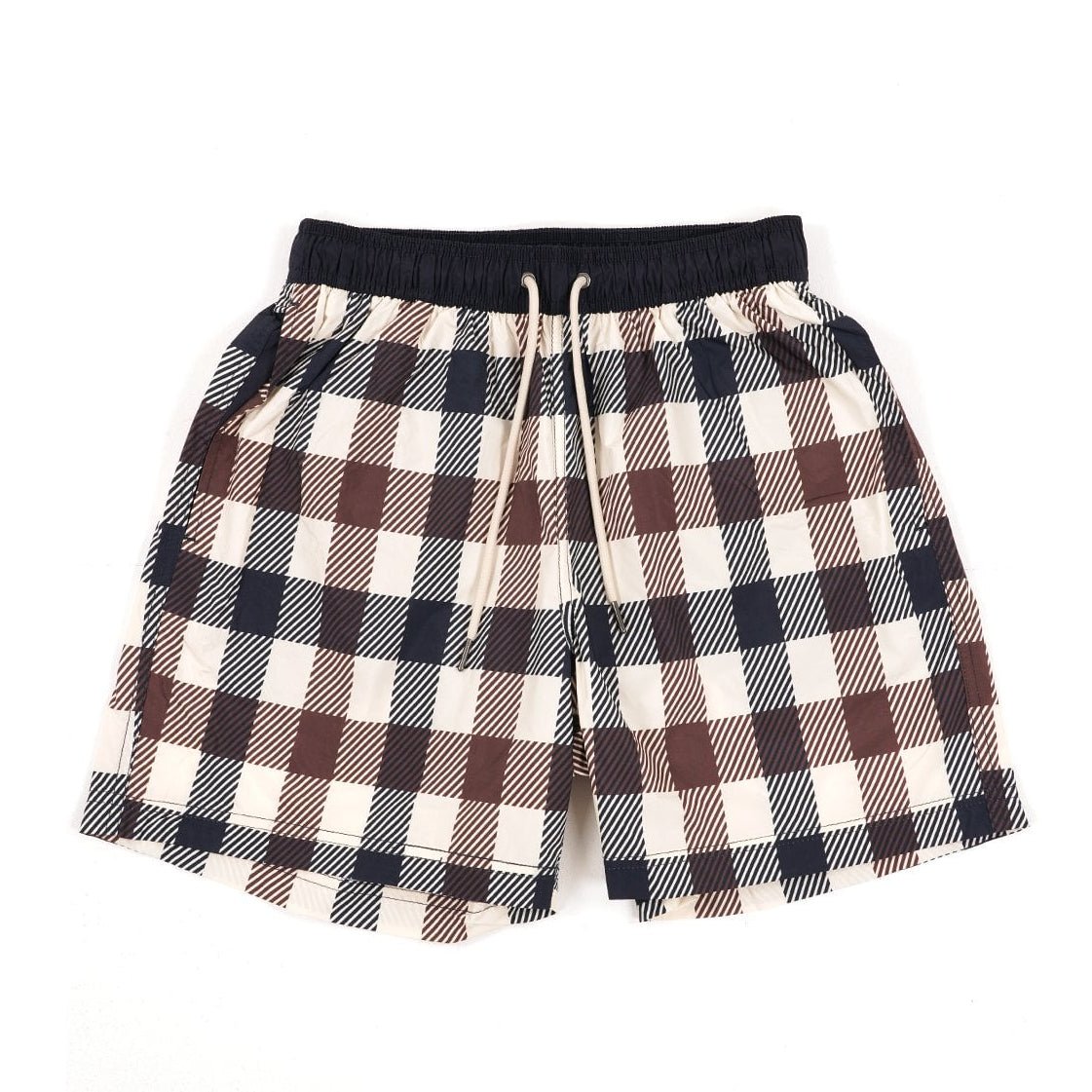 Aquascutum Macro Iconic Volley Swimshort - Club Check 30 - Escape Menswear
