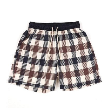 Aquascutum Macro Iconic Volley Swimshort - Club Check 30 - Escape Menswear