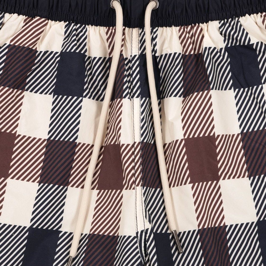 Aquascutum Macro Iconic Volley Swimshort - Club Check 30 - Escape Menswear