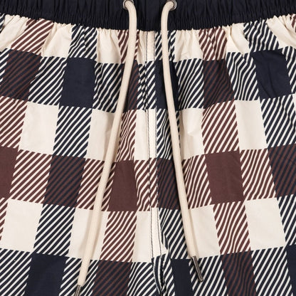 Aquascutum Macro Iconic Volley Swimshort - Club Check 30 - Escape Menswear