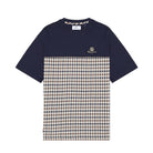 Aquascutum Piping Panel T-Shirt - 11 Navy - Escape Menswear