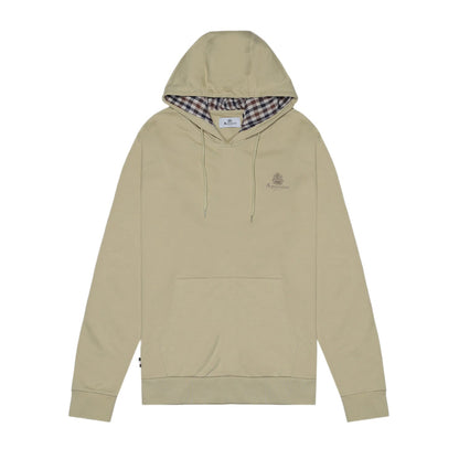 Aquascutum Small Logo Hoodie - 03 Beige - Escape Menswear