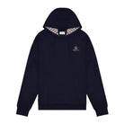 Aquascutum Small Logo Hoodie - Navy - Escape Menswear
