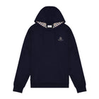 Aquascutum Small Logo Hoodie - Navy - Escape Menswear
