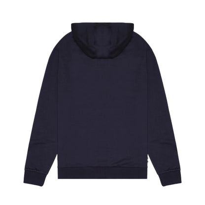 Aquascutum Small Logo Hoodie - Navy - Escape Menswear