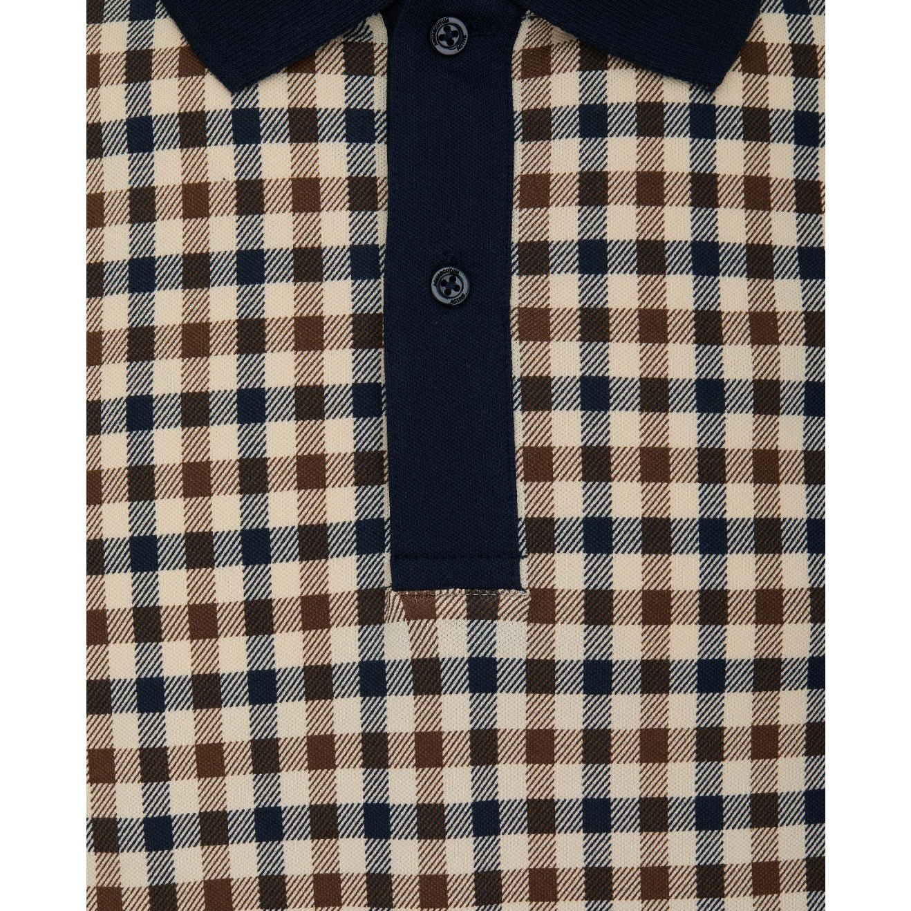 Aquascutum Stretch Piquet CC Polo Shirt - 11 Navy - Escape Menswear