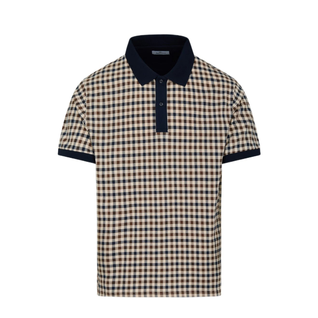 Aquascutum Stretch Piquet CC Polo Shirt - 11 Navy - Escape Menswear