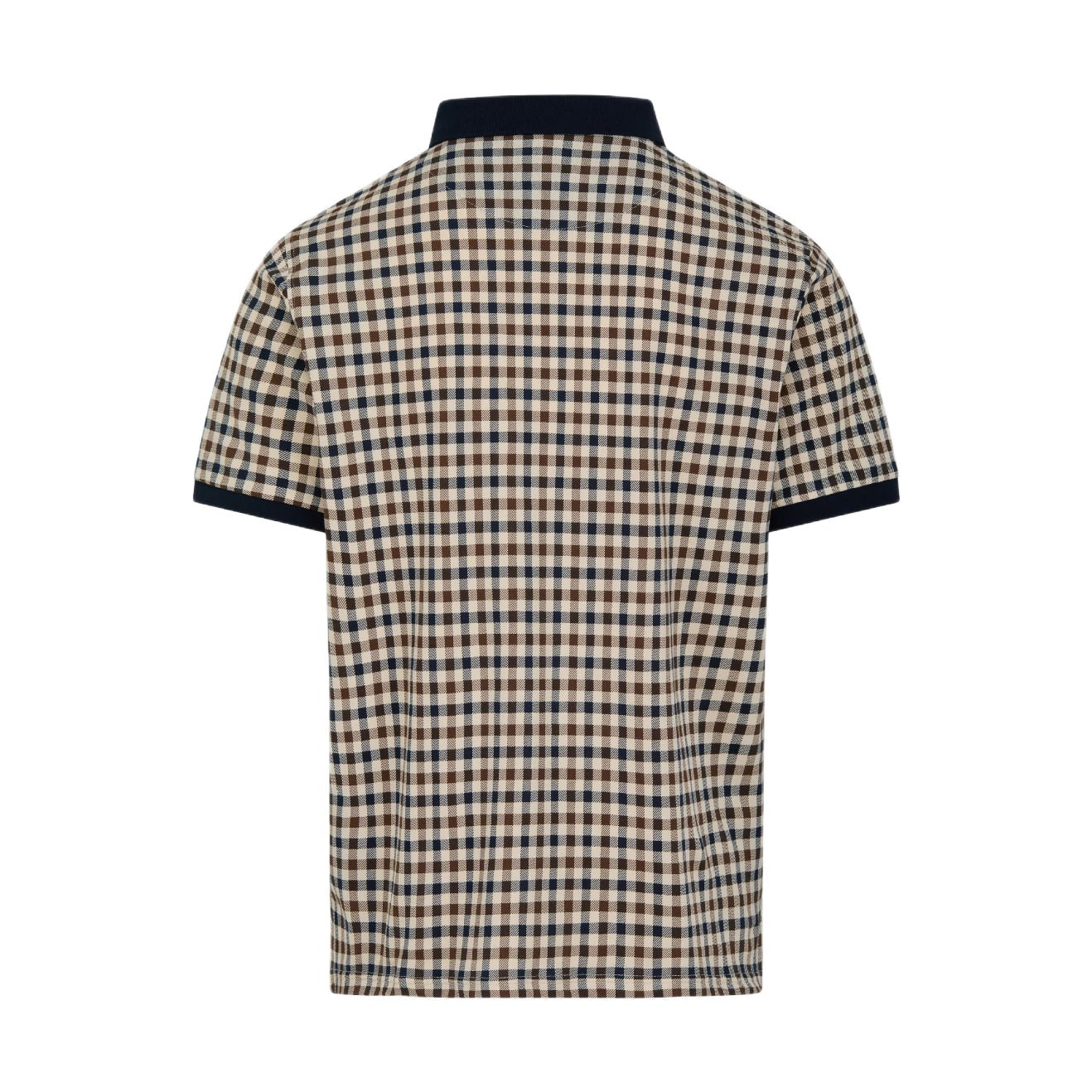 Aquascutum Stretch Piquet CC Polo Shirt - 11 Navy - Escape Menswear