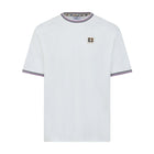 Aquascutum Stripes Piquet T-Shirt - 02 Old White - Escape Menswear