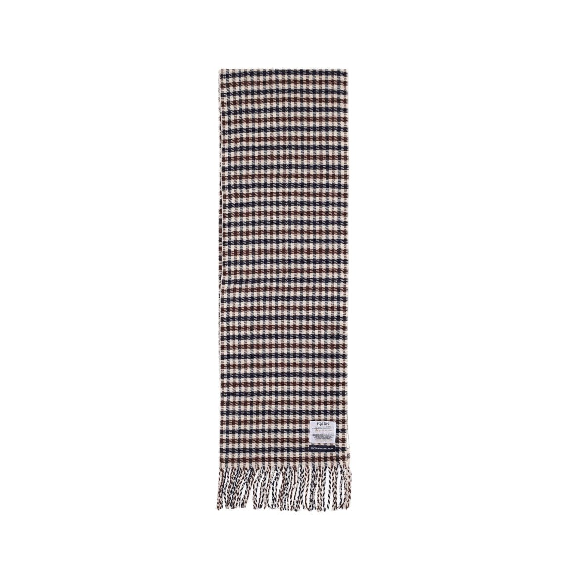 Aquascutum Water Repellent Wool Scarf - 28 Club Check - Escape Menswear