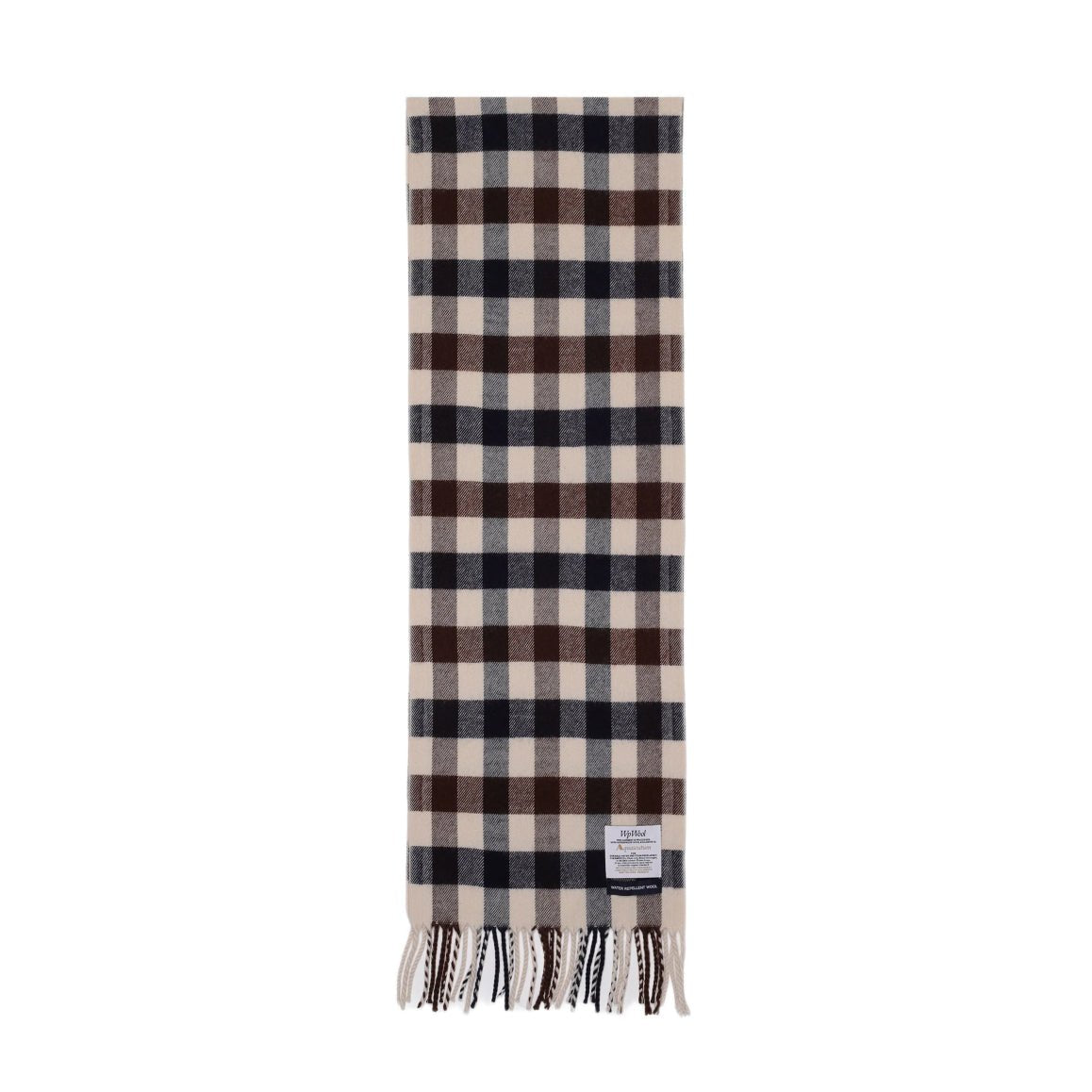 Aquascutum Water Repellent Wool Scarf - 30 Macro Club Check - Escape Menswear