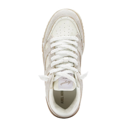 Axel Arigato Area Lo Fluffy Sneakers - Beige/Beige - Escape Menswear