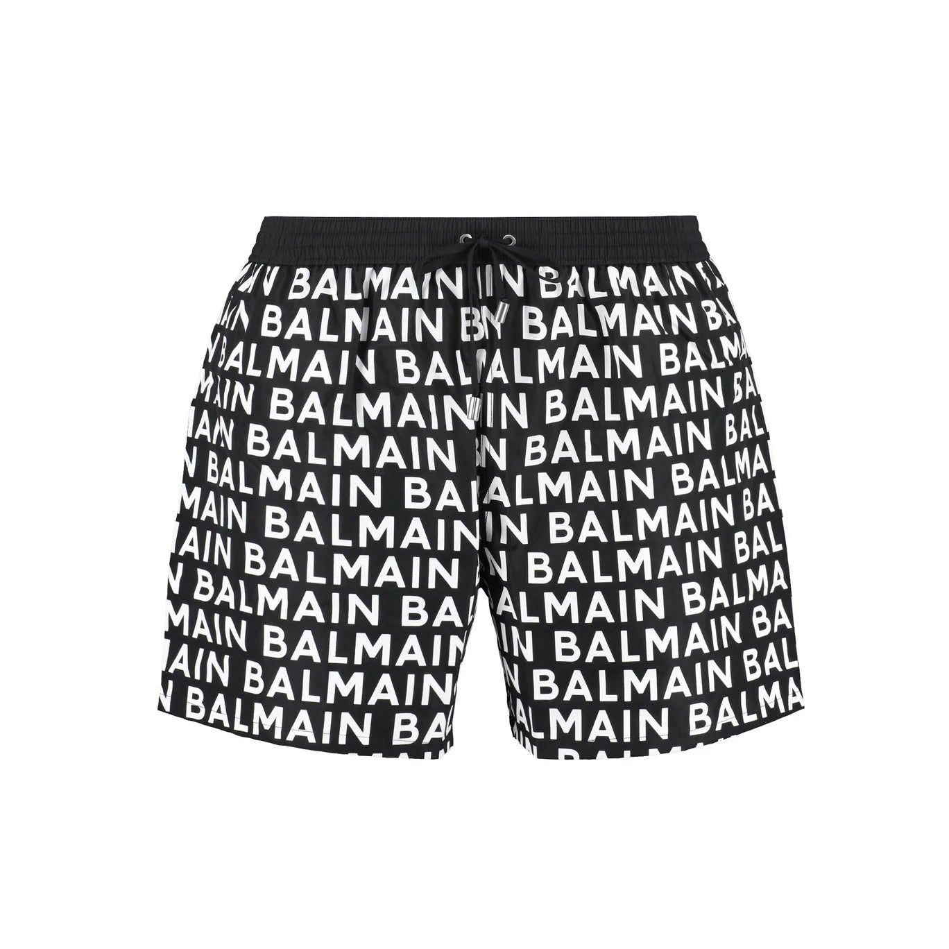 Balmain A/O Swim Short - Black/White - Escape Menswear