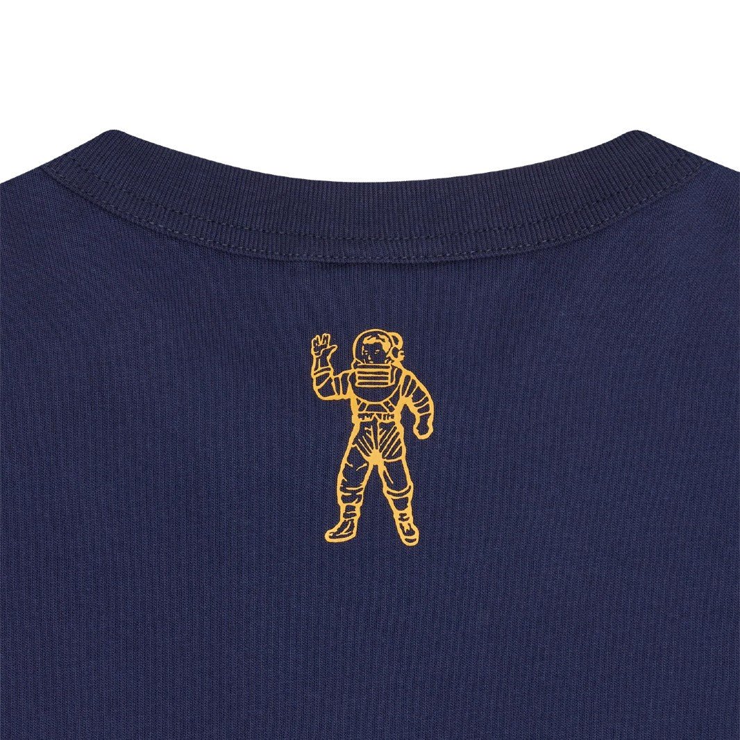 BBC Embroidred Crest Logo T-Shirt - Navy - Escape Menswear