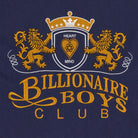BBC Embroidred Crest Logo T-Shirt - Navy - Escape Menswear
