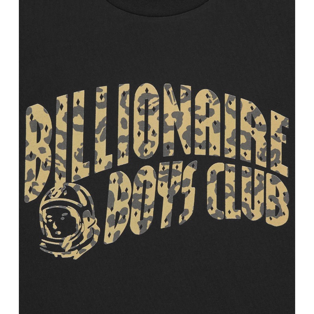 BBC Leopard Print Arch Logo T-Shirt - Black - Escape Menswear