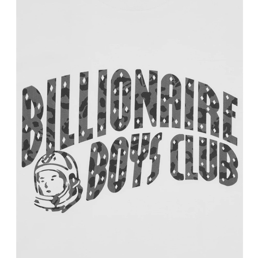 BBC Leopard Print Arch Logo T-Shirt - White - Escape Menswear