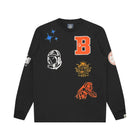 BBC Multi Graphic Long Sleeve T-Shirt - Black - Escape Menswear