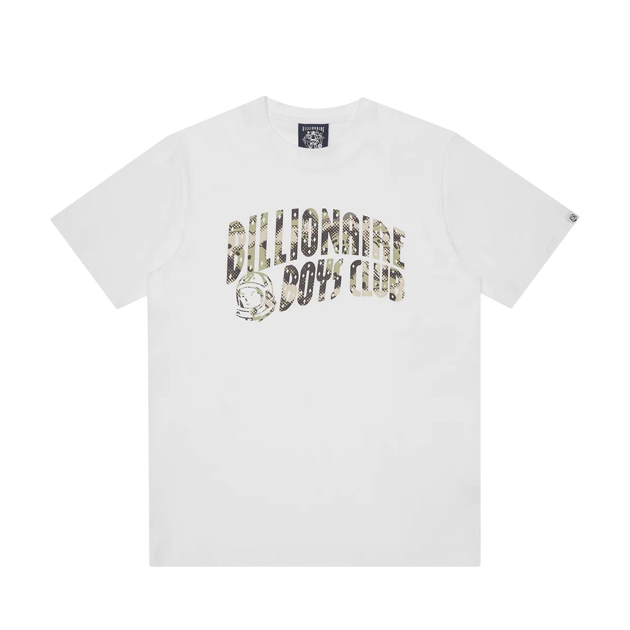 BBC Overlay Camo Fill Arch Logo T-Shirt - White - Escape Menswear
