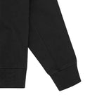 BBC Script Panelled Quarter Zip Sweatshirt - Black - Escape Menswear