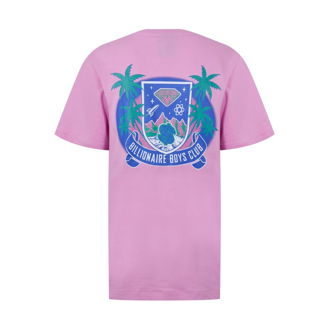 BBC Tropical Crest T-Shirt - Pink - Escape Menswear