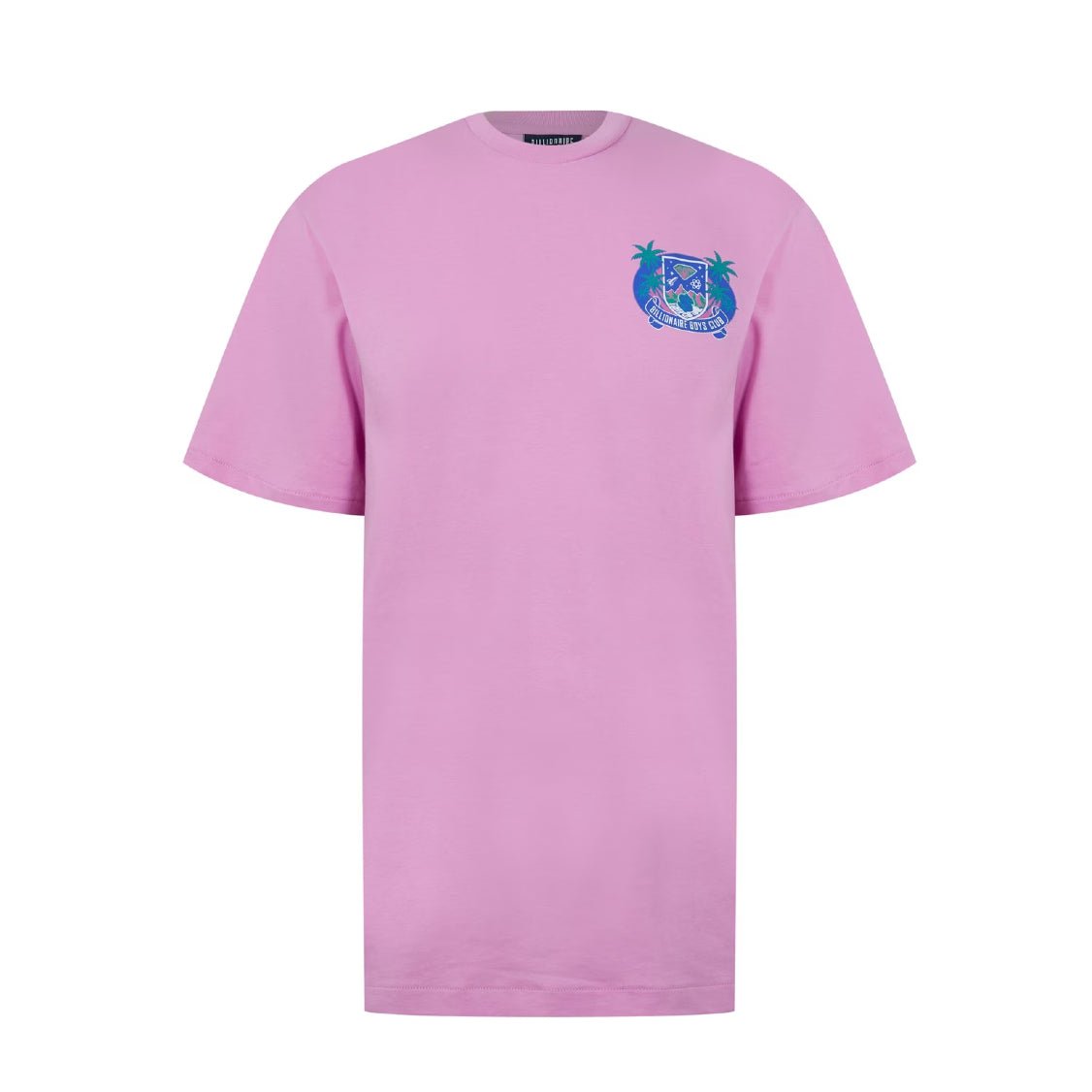 BBC Tropical Crest T-Shirt - Pink - Escape Menswear