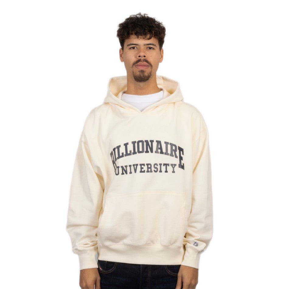 BBC University Popover Hoodie - Off White - Escape Menswear