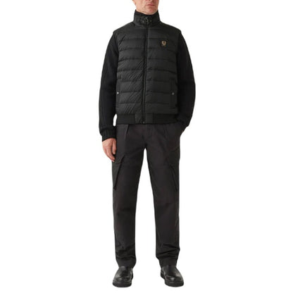 Belsfaff Down Filled Nylon Circuit Gilet - Black - Escape Menswear