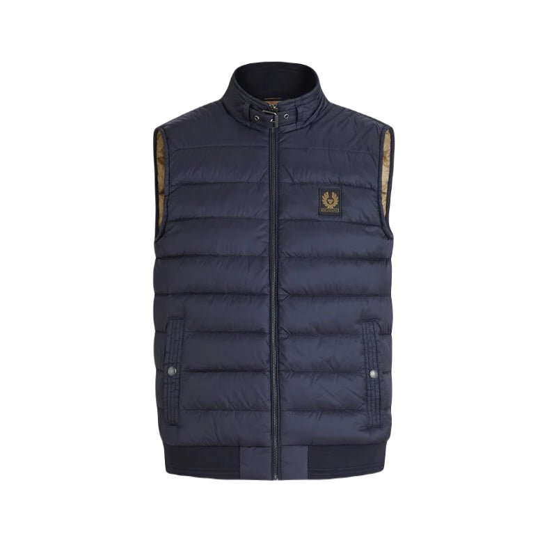 Belsfaff Down Filled Nylon Circuit Gilet - Dark Ink - Escape Menswear