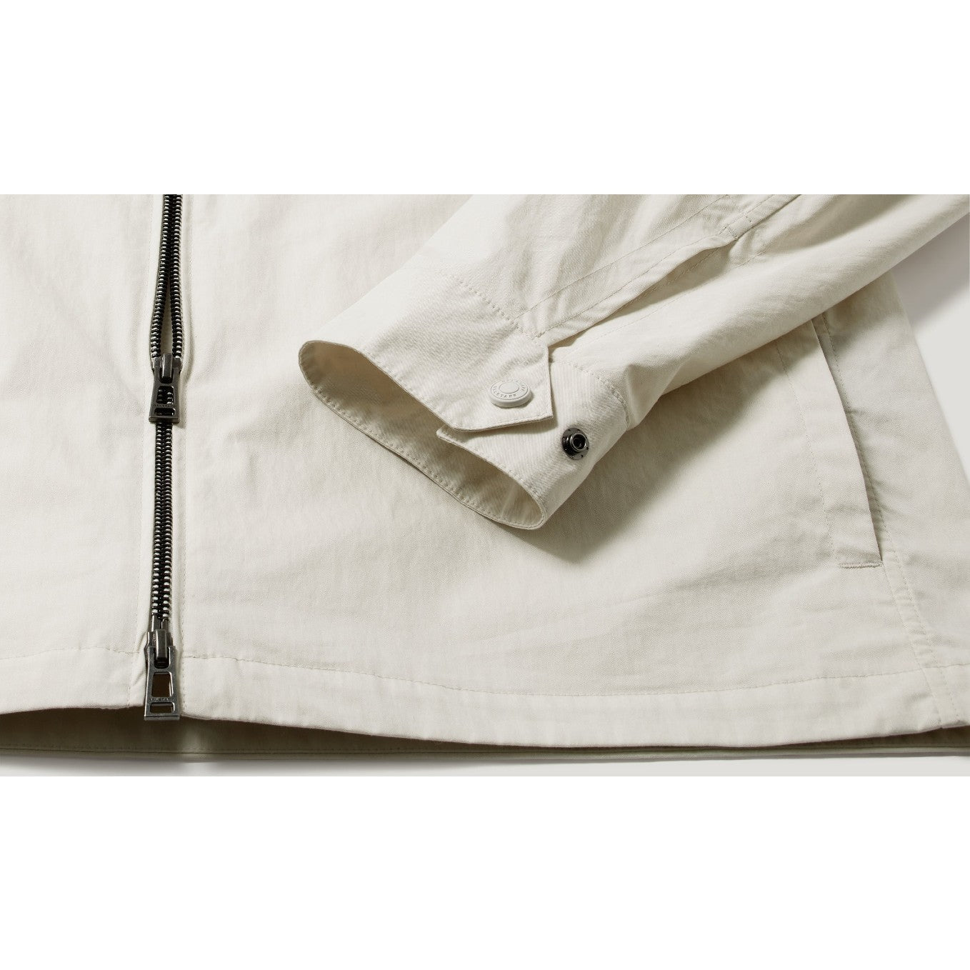 Belstaff Cargo Cotton Overshirt - Silver Birch - Escape Menswear