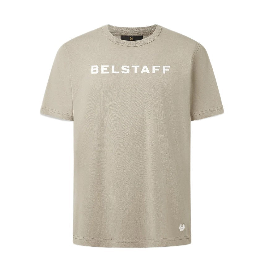 Belstaff Chest Logo T-Shirt - Dark Sand - Escape Menswear