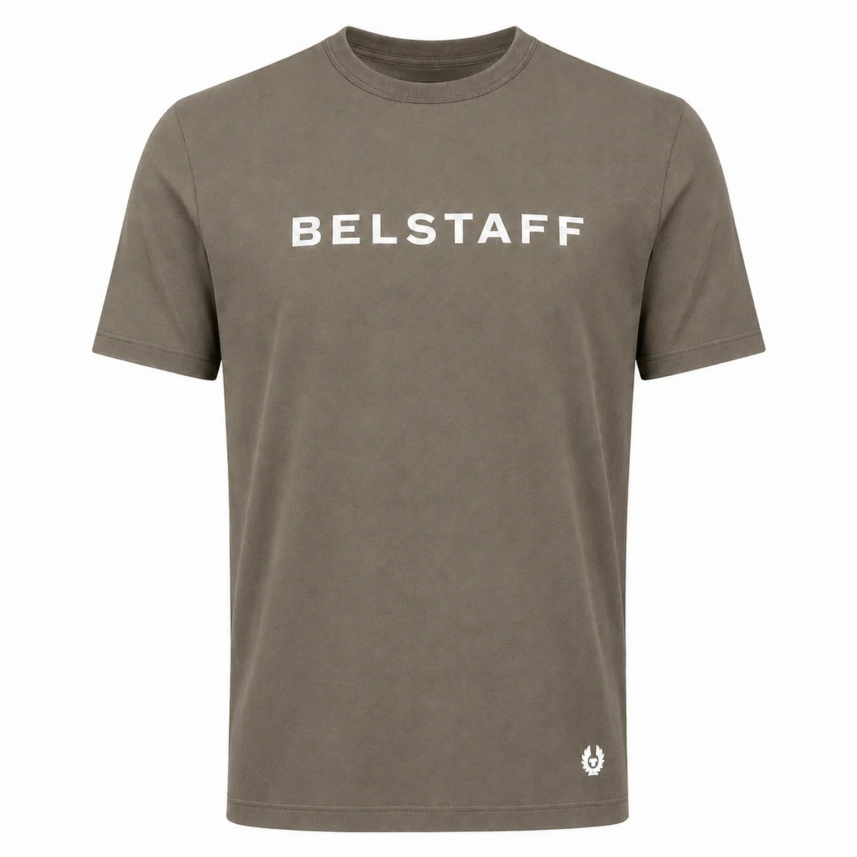 Belstaff Chest Logo T-Shirt - Khaki Green - Escape Menswear