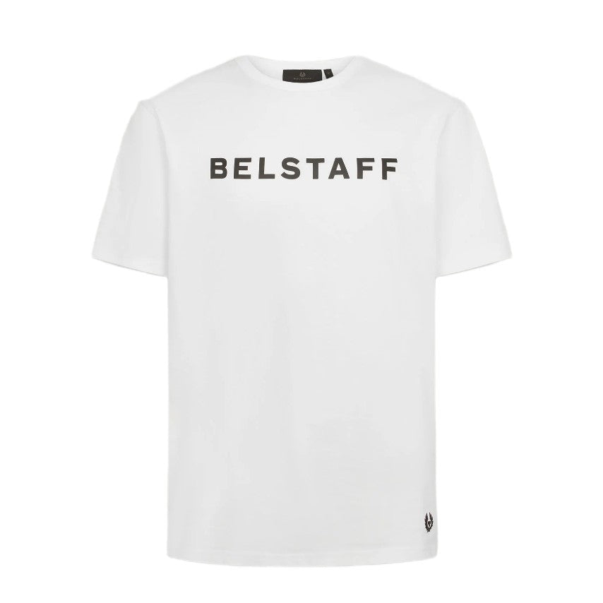 Belstaff Chest Logo T-Shirt - White - Escape Menswear