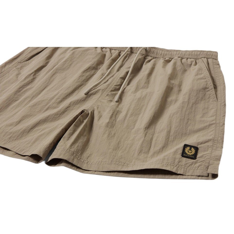 Belstaff Clipper Nylon Swimshort - Dark Sand - Escape Menswear