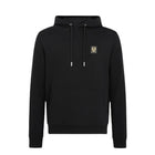 Belstaff Cotton Fleece Hoodie - Black - Escape Menswear