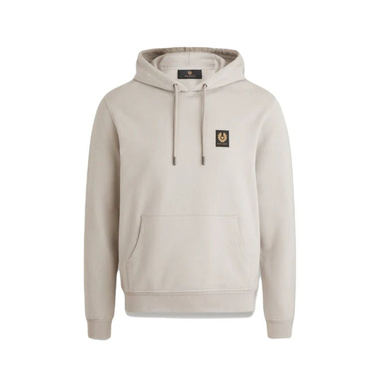 Belstaff Cotton Fleece Hoodie - Chrome Grey - Escape Menswear