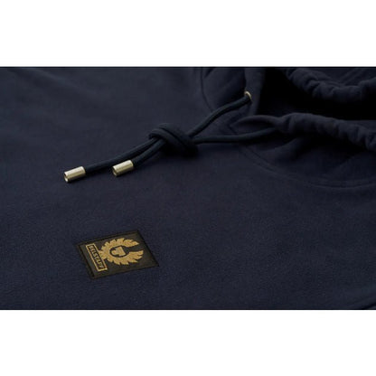 Belstaff Cotton Fleece Hoodie - Dark Ink - Escape Menswear