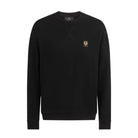 Belstaff Cotton Fleece Sweatshirt - Black - Escape Menswear