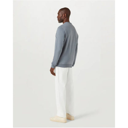 Belstaff Cotton Fleece Sweatshirt - Blue Flint - Escape Menswear