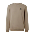 Belstaff Cotton Fleece Sweatshirt - Dark Sand - Escape Menswear