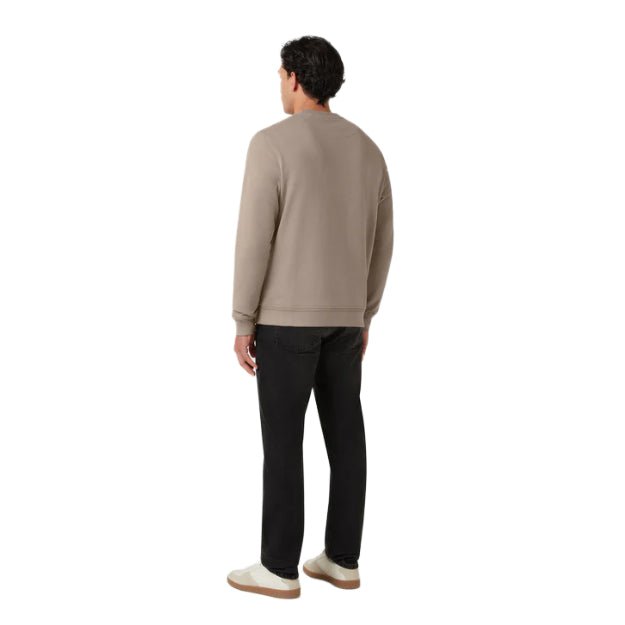 Belstaff Cotton Fleece Sweatshirt - Dark Sand - Escape Menswear