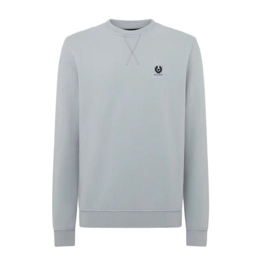 Belstaff Cotton Fleece Sweatshirt - Quarry Blue - Escape Menswear