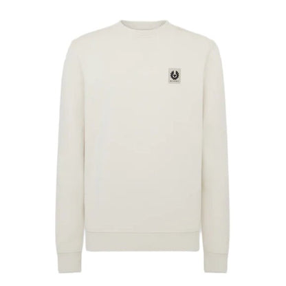 Belstaff Cotton Fleece Sweatshirt - Silver Birch - Escape Menswear